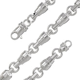 Sterling Silver Fishing Swivel Link Anchor Chain With Swivel Clasp Offered By Nautical Treasure In The Florida Keys For Unique Custom Fish Pendant Jewelry
